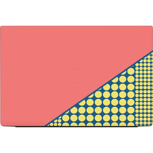 Coral Diagonal Split Dell Vostro Skin